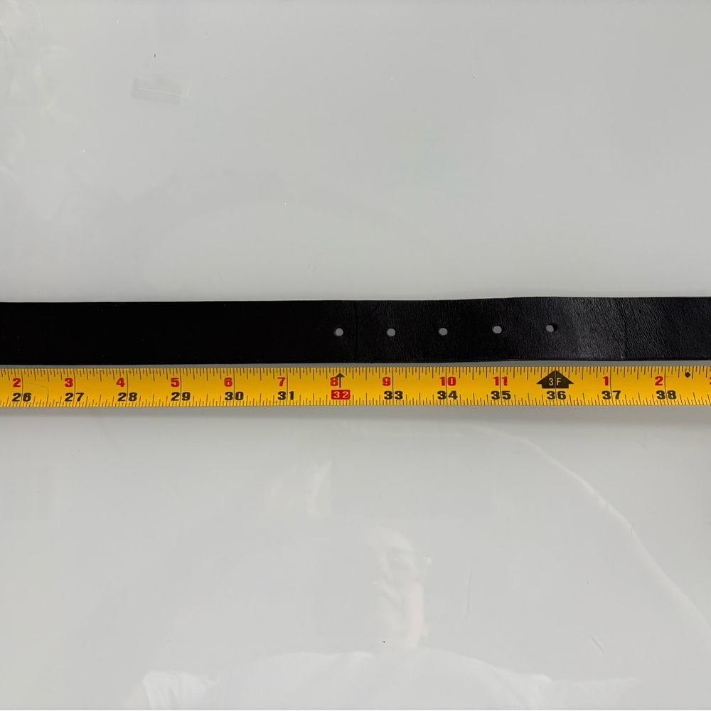 Anthropologie Black Belt with Silver & Gold size M - Picture 5 of 5